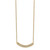 10k Diamond Curved Bar 18 inch Necklace PM4679-016-1YA