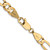14K 26 inch 5.5mm Concave Open Figaro with Lobster Clasp Chain LFG140-26
