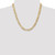 14K 20 inch 6.75mm Concave Open Figaro with Lobster Clasp Chain LFG180-20