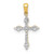 10K 1/15ct. Diamond Cross Pendant PM5076-008-1YA