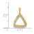 14k 1/6ct. Diamond Double Triangle Pendant PM4737-016-YA