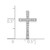 10K White Gold 1/5ct. Diamond Latin Cross Chain Slide PM4976-020-1WA