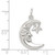 Sterling Silver Moon & Star Pendant QC1070