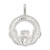 Sterling Silver Claddagh Charm QC2006