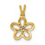 14k 1/8ct. Diamond Flower Pendant PM5218-013-YA
