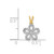 14k 1/8ct. Diamond Flower Pendant PM5218-013-YA