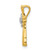 10K Diamond Cross Slide Pendant PM5013-005-1YA