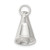 Sterling Silver Rhodium-plated Megaphone Charm QC5102