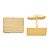 14k Men's Grooved Cuff Links MC178