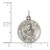 Sterling Silver Antiqued Sacred Heart of Mary Medal QC5585