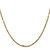 14K 20 inch  2.25mm Diamond-cut Milano Rope with Lobster Clasp Chain MIL035-20