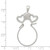 Sterling Silver Heart Charm Holder QC561