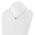 14K Lab Grown Diamond VS/SI FGH Hamsa Necklace PM9145-028-YLG-18