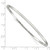 Sterling Silver 2mm Squared Edge Slip-on Bangle Bracelet QB115