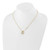 14K Lab Grown Diamond VS/SI FGH Teardrop Necklace PM9143-075-YLG-18