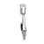 14k White Gold Diamond and Sapphire Teardrop Dangle Pendant PM5281-SA-013-WA