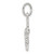 Sterling Silver Small Crucifix Charm QC4369