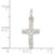 Sterling Silver Small Crucifix Charm QC4369