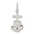 Sterling Silver Hope, Faith, and Charity Charm QC6336