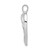 14k White Gold 1/6ct. Diamond Entwined Heart Pendant PM4927-016-WA