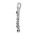 14K White Gold Lab Grown Diamond VS/SI FGH & Created Sapphire Pendan PM5288-SA-020-WLG