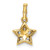 14k Diamond and Yellow Sapphire Star Pendant PM6611-SAY-002-YA