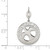 Sterling Silver Polished Confirmation Dove Charm QC7390
