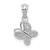 14k White Gold .01ct. Diamond Butterfly Pendant PM5214-001-WA