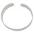 Sterling Silver Solid Polished Hammered Fancy Cuff Bangle Bracelet QB191