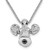 Sterling Silver Rhodium-plated Angel Ash Holder 18in Necklace QC9752-18