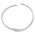 Sterling Silver Polished Fancy Cuff Bangle Bracelet QB195