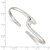 Sterling Silver Polished Fancy Cuff Bangle Bracelet QB195