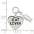 Sterling Silver Cat Lover Pendant QC7839