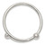 Sterling Silver Polished Flexible Baby Bangle Bracelet QB430