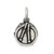 Sterling Silver Antiqued Drum Charm QC7759