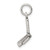 Sterling Silver Antiqued Laptop Charm QC7752