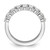 Cheryl M Sterling Silver Rhodium-plated Brilliant-cut Oval CZ 9-Stone Ring QCM1658-7