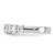 Cheryl M Sterling Silver Rhodium-plated Brilliant-cut Oval CZ 9-Stone Ring QCM1658-7
