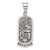 Sterling Silver Antiqued Good Luck Icon Pendant QC8664