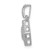 14K White Gold Lab Grown VS/SI FGH Dia Cluster Pendant PM4766-025-WLG