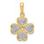 14k .02ct.Diamond Four Leaf Clover Pendant PM5151-002-YA
