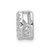14k White Gold 3/8ct. Vibrant Moving Diamond Square Chain Slide PM4769-040-WA