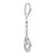 Sterling Silver 3-Piece Break apart Best Friends Charm QC3748