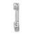 14k White Gold 1/4ct. Diamond Chain Slide Pendant PM4806-025-WA