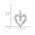 14k White Gold Heart Mtg PM4819-001-W