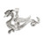 Sterling Silver Antiqued Dragon Charm QC3936