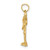 10K 3-D Flamingo w/ Head Up Charm 10K6612