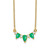 14k Emerald and Diamond 18 inch Necklace PM7176-EM-012-YA