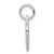 Sterling Silver Love Heart Charm QC6000