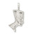 Sterling Silver Nefertiti Charm QC3135